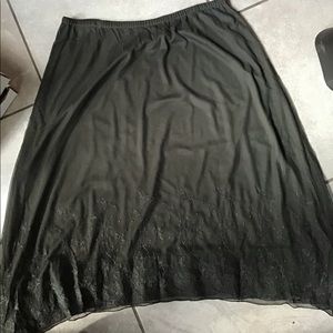 J. jill grey skirt petit large